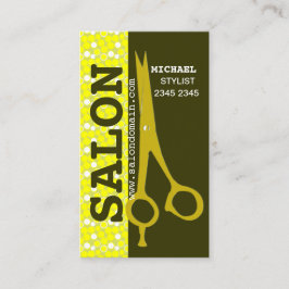 Cartão De Horário Profissional ascendente do cabeleireiro da