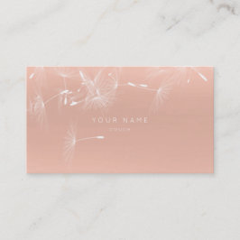 Cartão De Horário Próxima Placa de Compromisso Dandelion Esmagamento