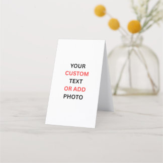 Cartão De Horário Remove This Design & Add Your Own Design Folded