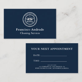 Cartão De Horário Roofing Company | Custom Logo Services