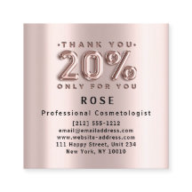 Rosa 20% de desconto Logotipo Cabelo Dourado, cor-