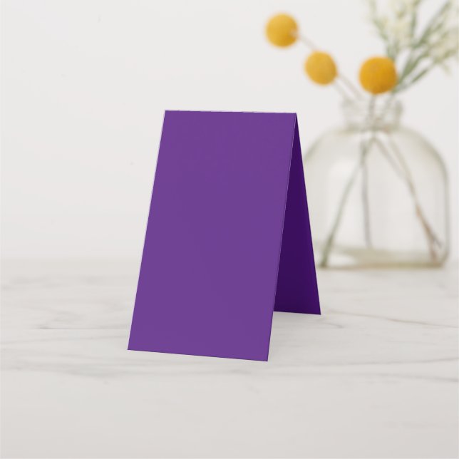 Cartão De Horário Roxo Real #52187E, Roxo Cinzento (Verso)