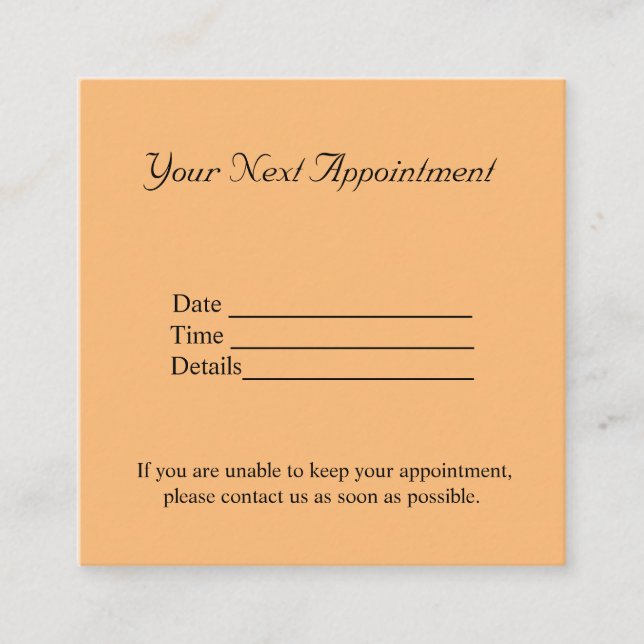 Cartão De Horário simples e mínimo adicionar seu nome texto figuras  (Frente)