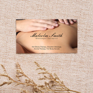 Cartão De Horário Spa Retreat Massagem (cartão de marcação)