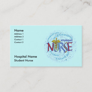 Cartão De Horário Student Nurse Motto
