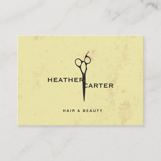 Cartão De Horário Stylist de Chic Salon (Frente)