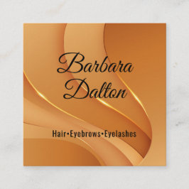 Cartão De Horário Terracotta Ocher Beige Dourado