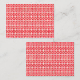 Cartão De Horário Um vibrante design abstrato vermelho e laranja com