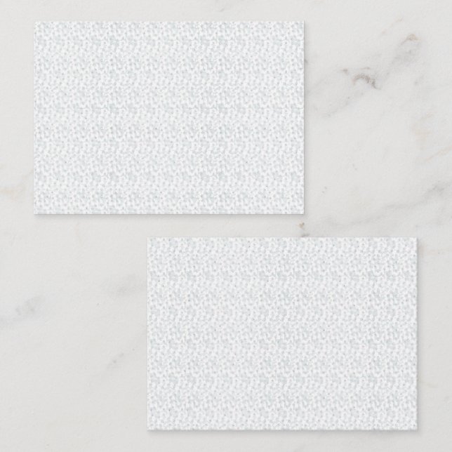 Cartão De Horário Uma superfície completamente branca e sem recursos (Frente/Verso)