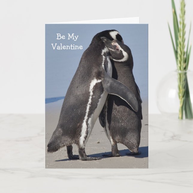 Cartão de Hugs Pingo - Namorados (Frente)