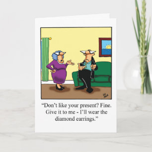 Cartão de Humor de Aniversário Engraçado Para Ele