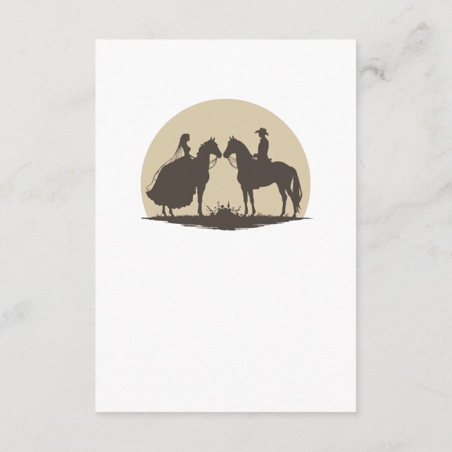 Cartão de identidade de cowboy ocidental (Verso)