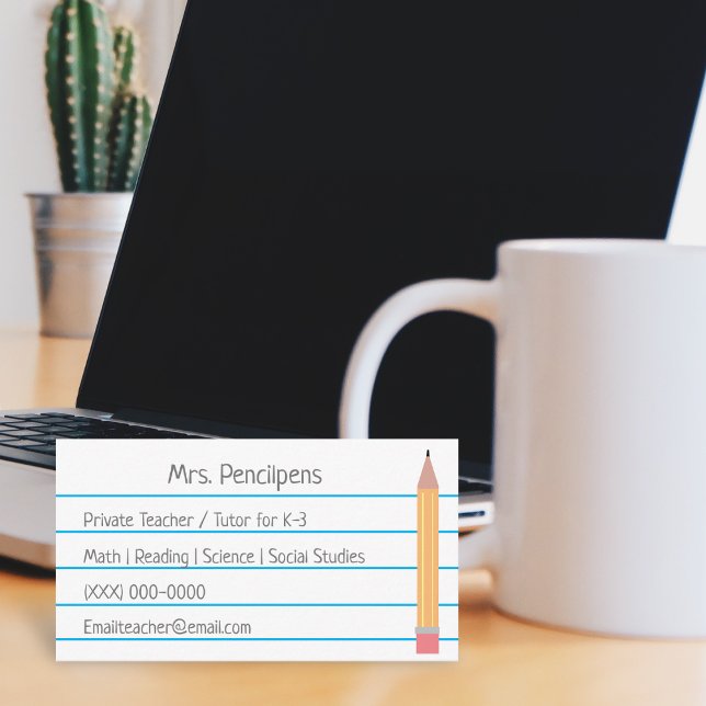 Cartão de identidade personalizado do professor pa (Criador carregado)