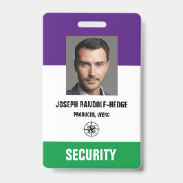 CARTÃO DE IDENTIFICAÇÃO COM FOTO - Crachá de Ident