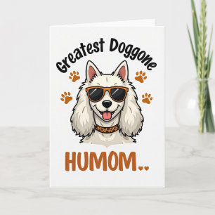 Cartão de ilustração da maior mãe de cachorro