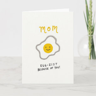 Cartão de Ilustração da Mamãe Sorrisos Ensolarados