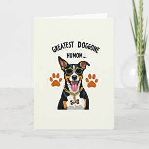 Cartão de Ilustração de Humom de Cachorro