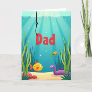 Cartão de Ilustração do Pai Oceânico