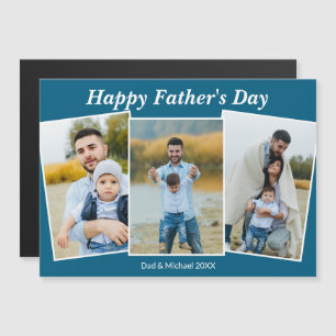 Cartão de Ímã de Foto Personalizado Feliz Dia dos 
