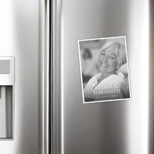 Cartão de Ímã de Funeral Memorial de Celebração de