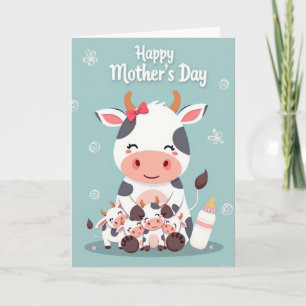 Cartão de Imagem do Dia das Mães Queridas