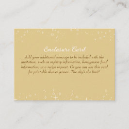 Cartão de Inclusão para Chá de Noiva Misto de Casa