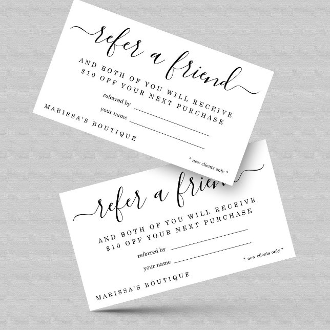 Cartão de Indicação de Negócios Cartão de Indicaçã (Criador carregado)