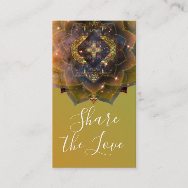 Cartão De Indicação Gypsy Soul Mandala (Frente)