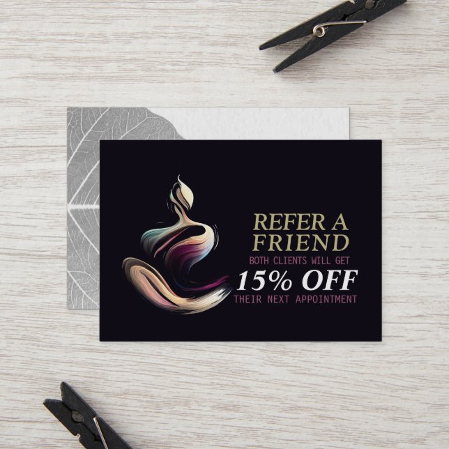 Cartão De Indicação Instrutor de Meditação de Yoga Lotus Pose Bruske (Frente/Verso In Situ)