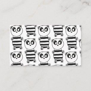 Cartão De Indicação Panda Kids