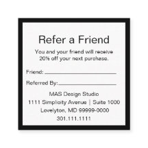 Preto e branco seu logotipo aqui Consulte um amigo