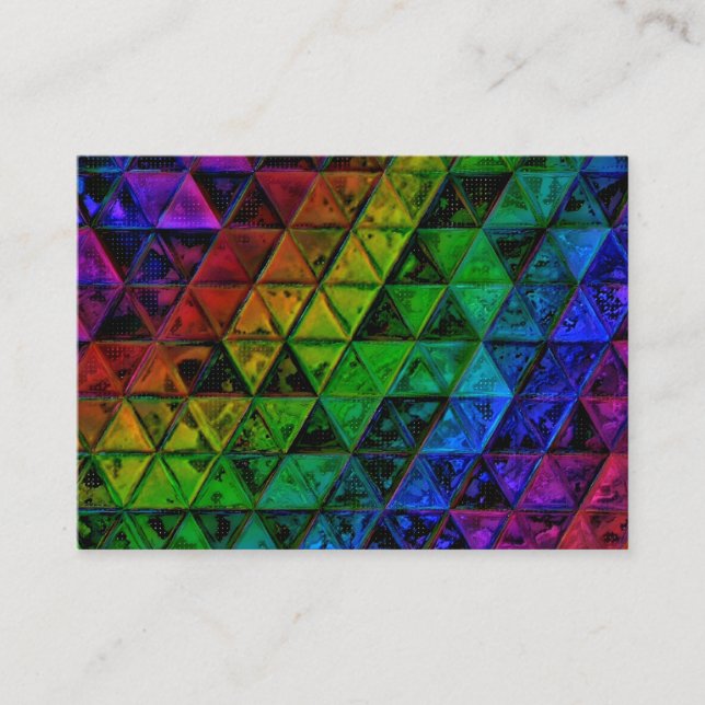 Cartão De Indicação Pride Glass (Frente)