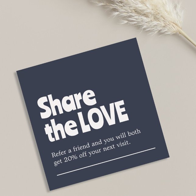 Cartão De Indicação Salão Azul Branco Antigo Único (Criador carregado)