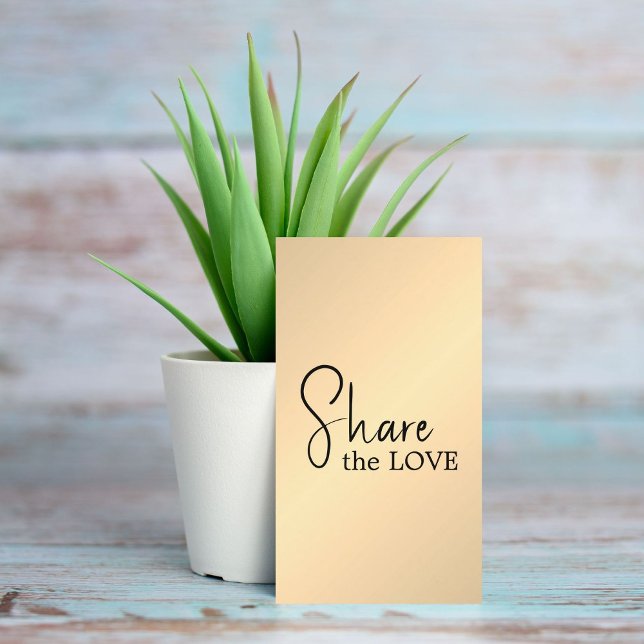 Cartão De Indicação Simple Elegant Faux Gold Black Salon (Criador carregado)