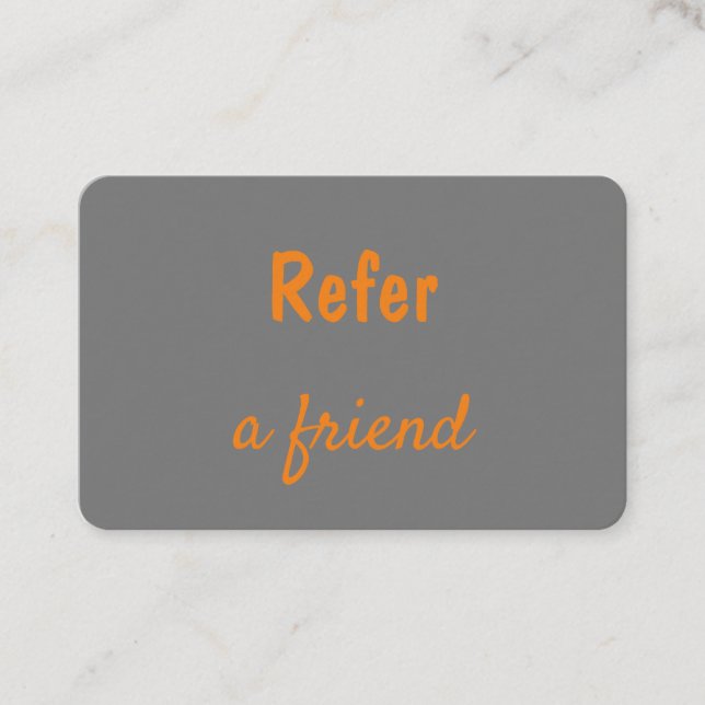 Cartão De Indicação simples e mínimo adicionar a consulta salon do rep (Frente)