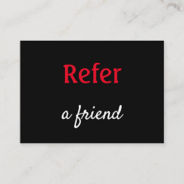 Cartão De Indicação simples e mínimo adicionar a consulta salon do rep