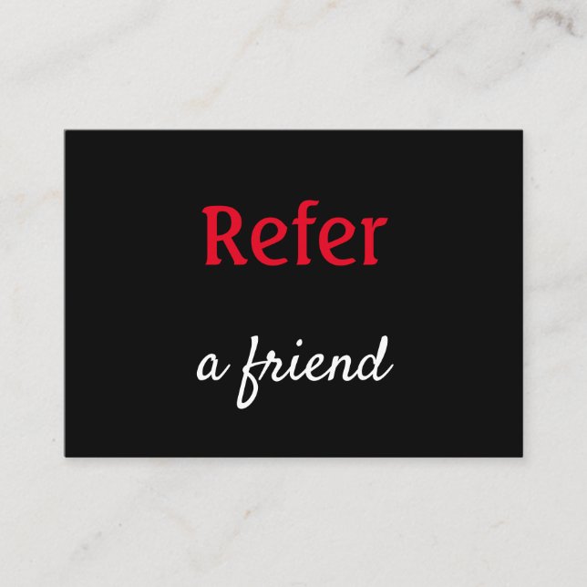 Cartão De Indicação simples e mínimo adicionar a consulta salon do rep (Frente)