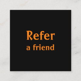 Cartão De Indicação simples e mínimo adicionar a consulta salon do rep