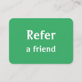 Cartão De Indicação simples e mínimo adicionar a consulta salon do rep