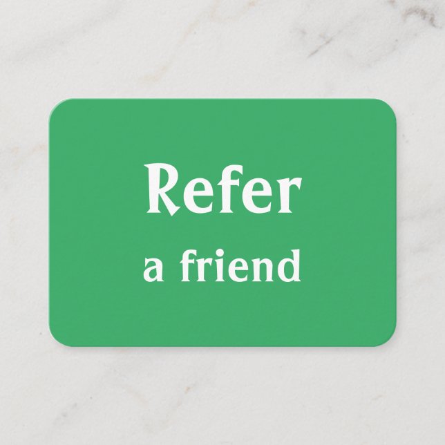 Cartão De Indicação simples e mínimo adicionar a consulta salon do rep (Frente)