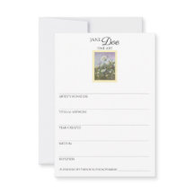 Cartão de Informação da Obra de Arte