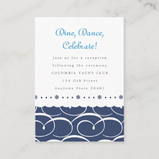 Cartão de Informação ou Recepção Náutica