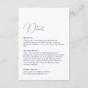 CARTÃO DE INFORMAÇÕES 