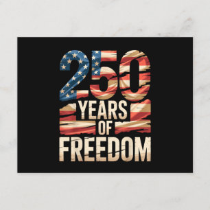 Cartão De Informações 250 Anos de Liberdade