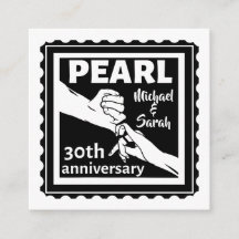 30 de aniversário de casamento romântico branco e 