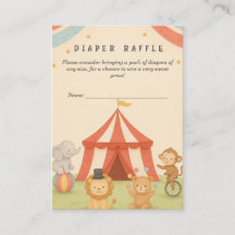 3 Ring Circus Diaper Raffle Diaper Raffle