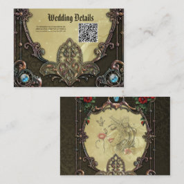 Cartão De Informações A armação ostenta um design opulente