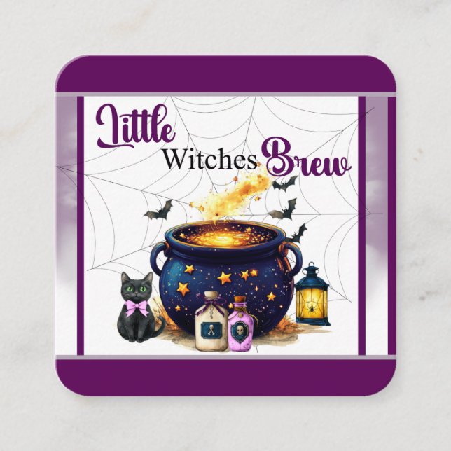 Cartão De Informações A Baby Brewing (Frente)