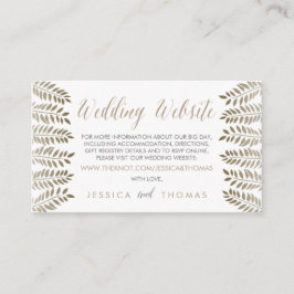 Cartão De Informações A Coleção de Casamentos em Terra Florestal Monocro