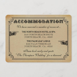 Cartão De Informações A coleção de casamentos vitorianos Steampunk